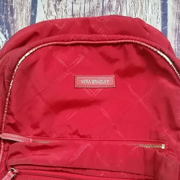 Vera Bradley red preppy poly backpack bookbag main image 5
